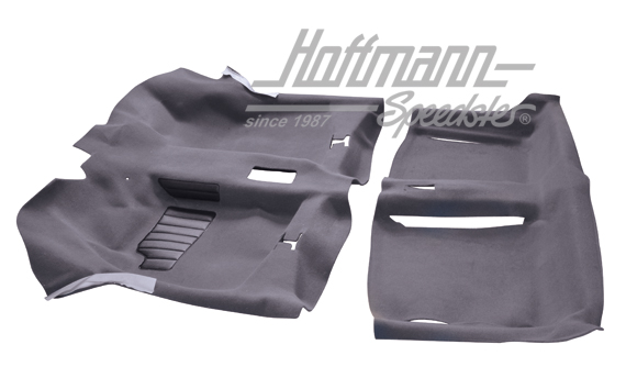 Teppichsatz, Golf 1 Cabrio, grau Teppichsatz, Golf 1 Cabrio, grau