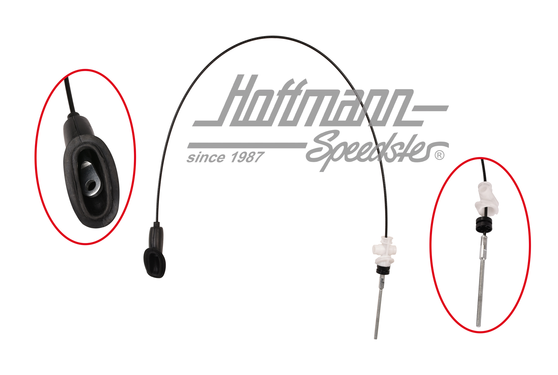 Handbremsseil, vorne, Bus T4, -4.97