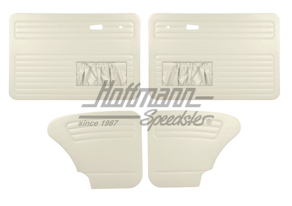 Tür- und Seitenverkleidungen, Limousine, 8.66-, weiß