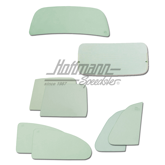 Komplettverglasung, Lim., 8.71-, grün Komplettverglasung, Lim., 8.71-, grün