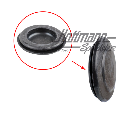 Verschlussstopfen, schwarz, 25mm Verschlussstopfen, schwarz, 25mm