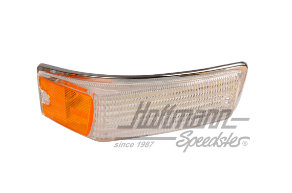 Blinkerglas, klar/orange, 69-74, rechts