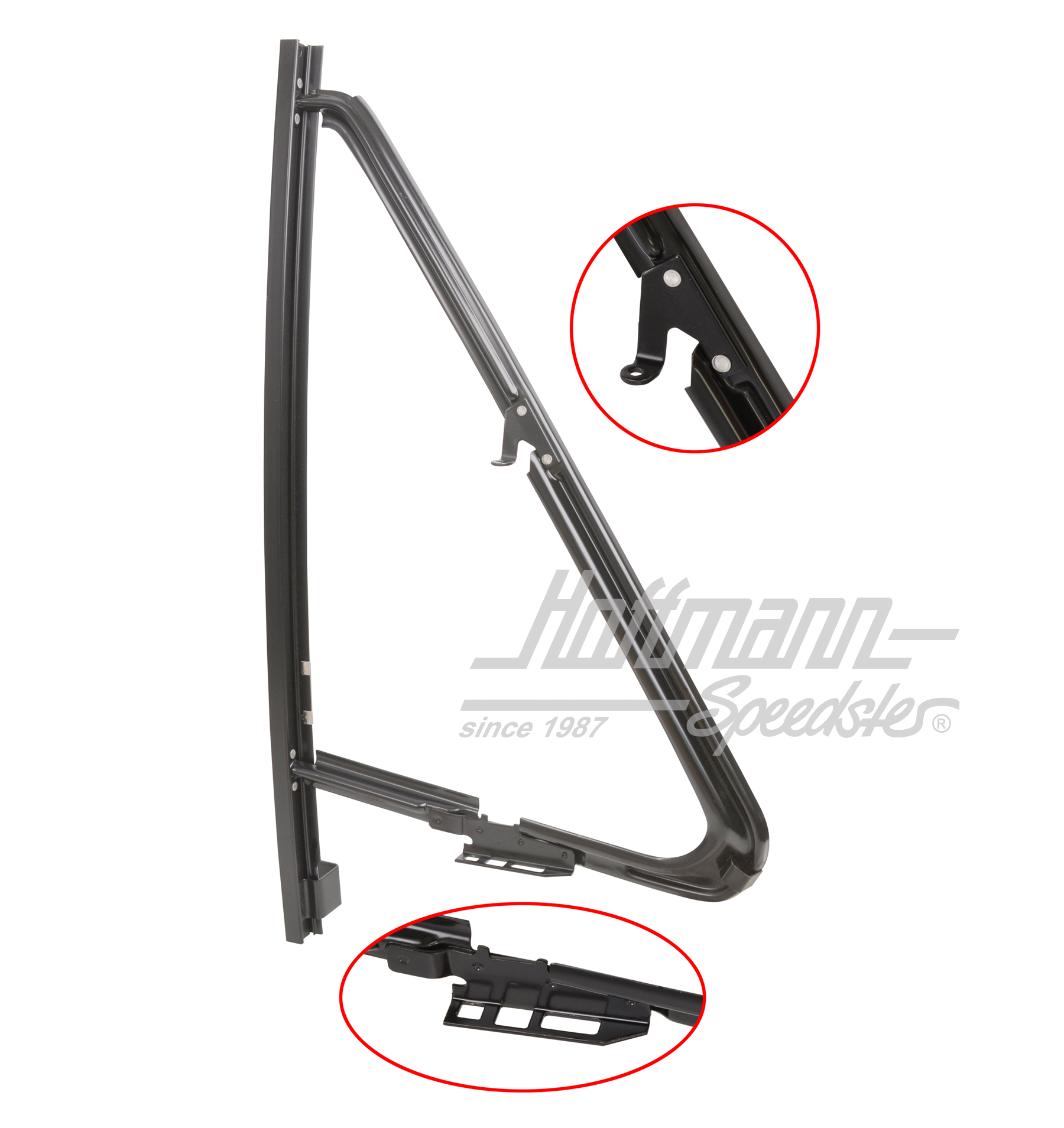 Drehfensterrahmen, Golf 1, 82-, rechts Drehfensterrahmen, Golf 1, 82-, rechts