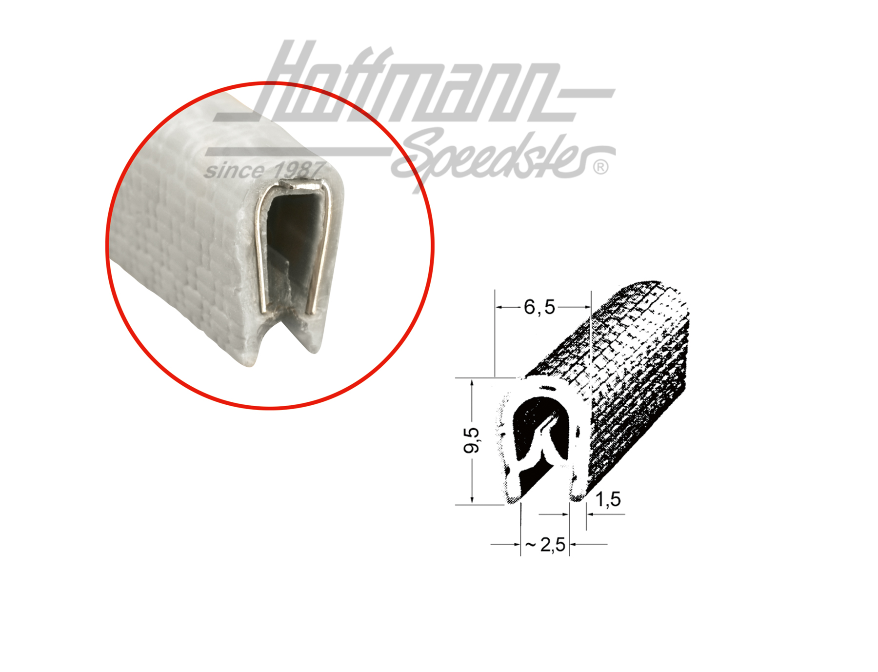 Kantenschutzprofil, klein, weiß Kantenschutzprofil, klein, weiß
