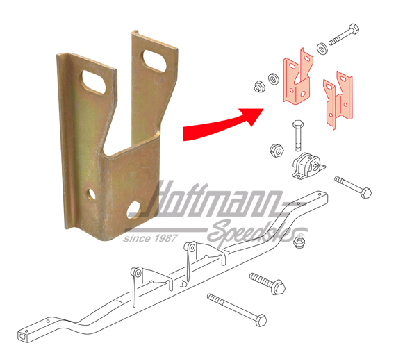 Halter, Motorträger, 1.6, 71-79 Halter, Motorträger, 1.6, 71-79