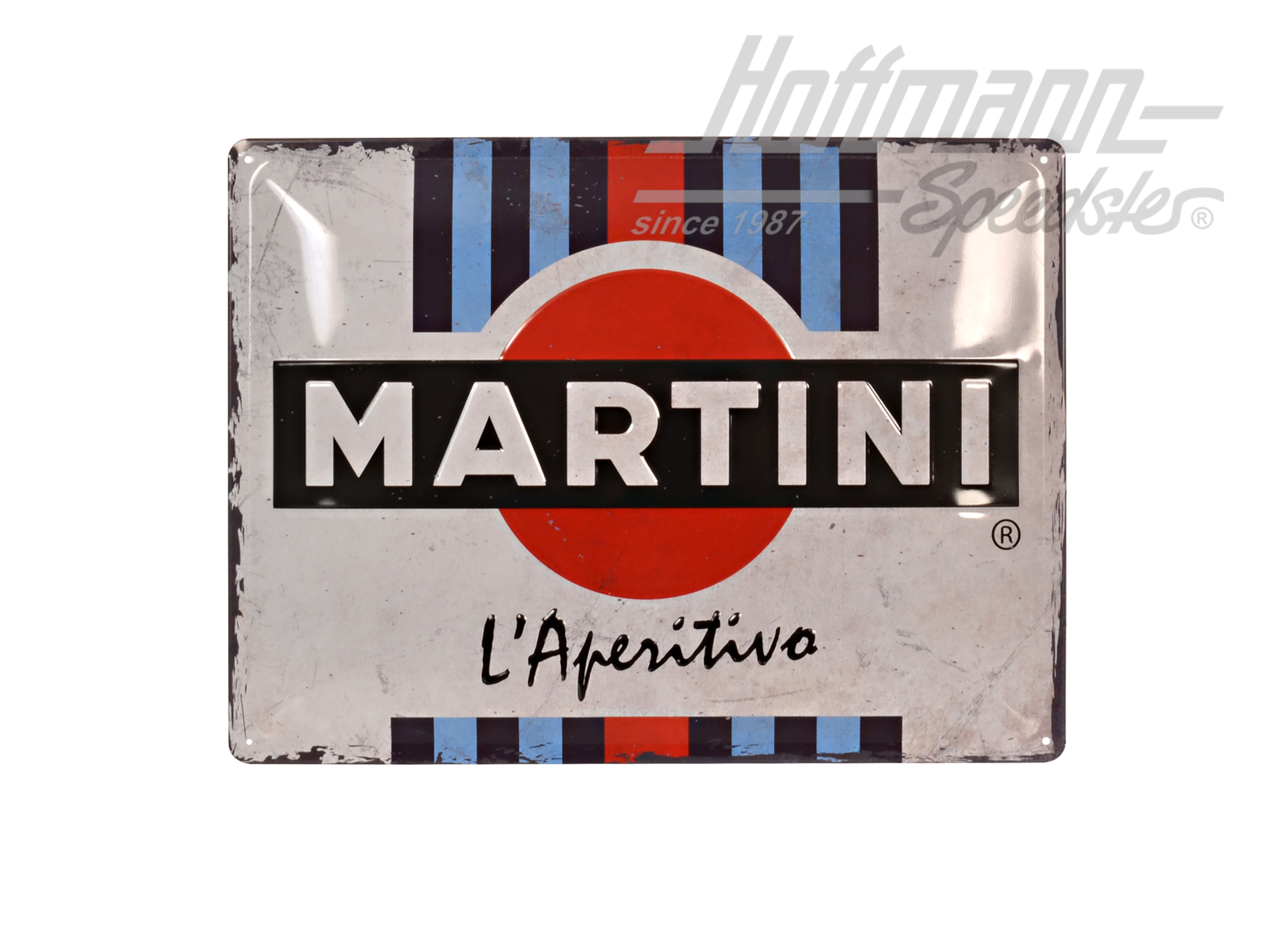 Blechschild, Martini L´Aperitivo Racing Blechschild, Martini L´Aperitivo Racing