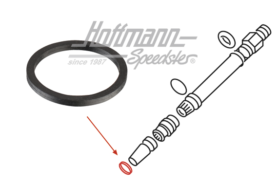 Dichtung, Einspritzdüse unten, 8.84-7.93 Dichtung, Einspritzdüse unten, 8.84-7.93