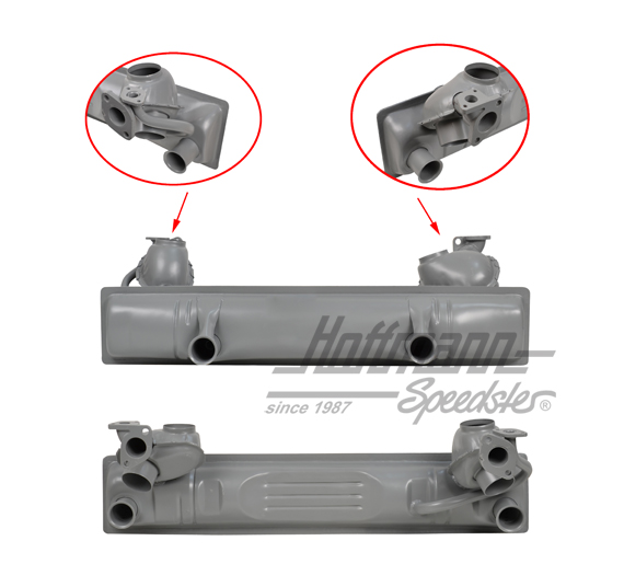 Auspufftopf, 40-50PS/29-37KW, Top-Qualität