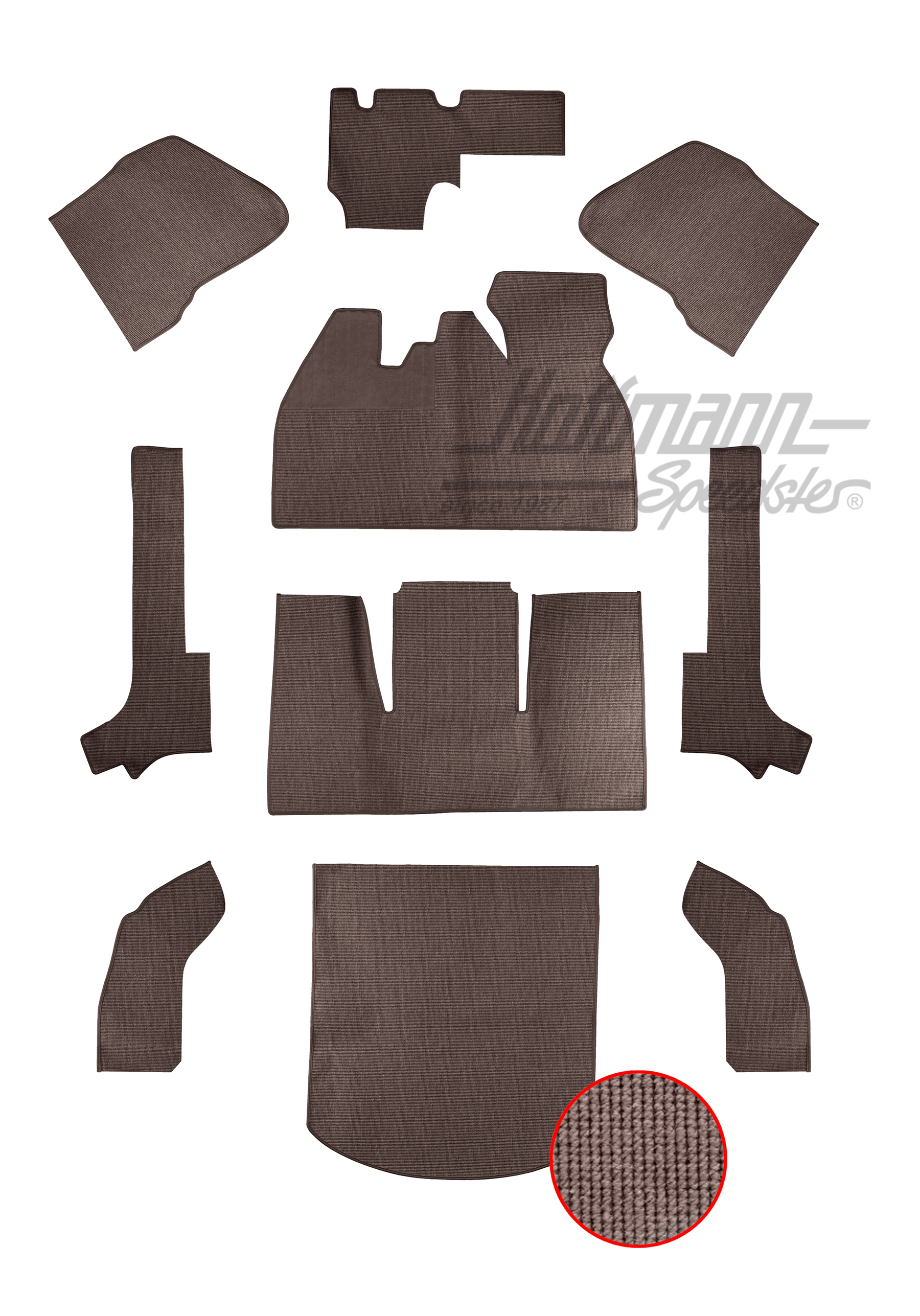Teppichsatz, Cabrio,64-67,Haargarn(10),anthrazit