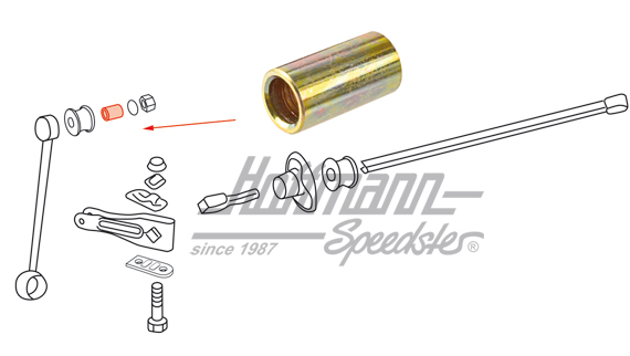 Buchse, Gummilager, 65-73/75-77 Buchse, Gummilager, 65-73/75-77