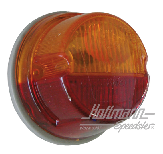 Brems-/Blinkleuchte, rot/orange