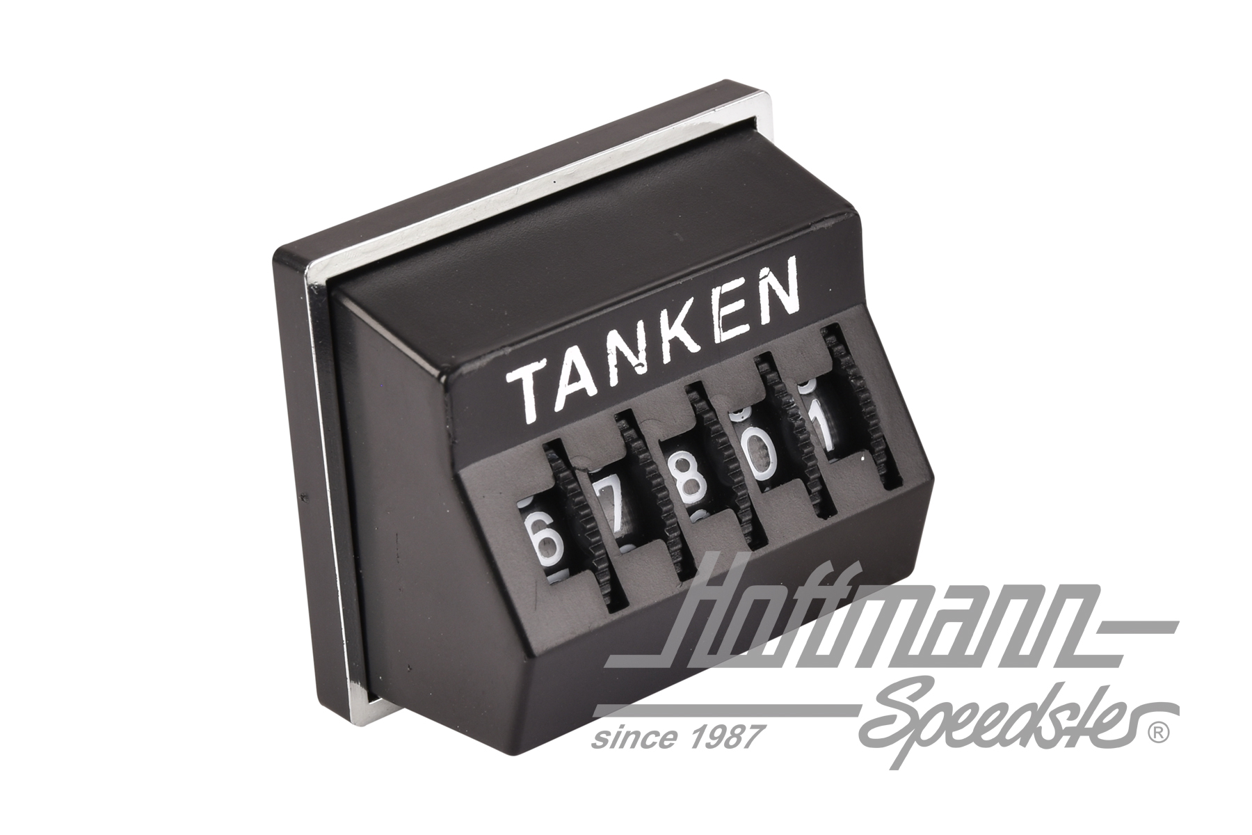 Tageskilometerzähler, "Tanken", schwarz