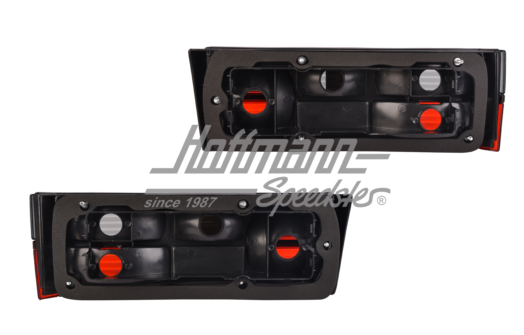 Rückleuchten, Golf 1, rot/schwarz, groß