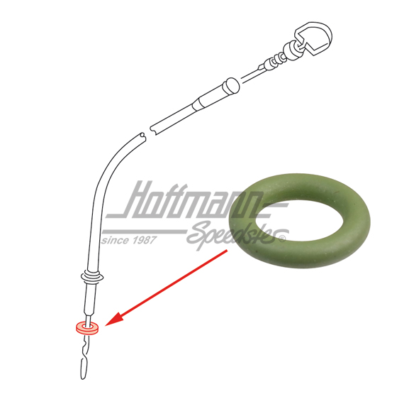 Dichtring, Rohr/Ölpeilstab, Bus T3/Golf Dichtring, Rohr/Ölpeilstab, Bus T3/Golf