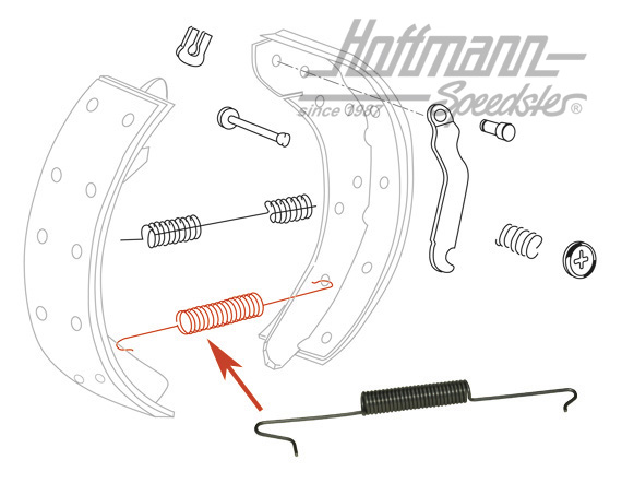 Feder, Hinterachse, unten, BusT2/T3, 8.70- Feder, Hinterachse, unten, BusT2/T3, 8.70-