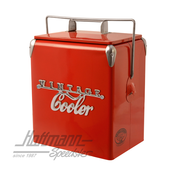 Kühlbox, Vintage Cooler, rot Kühlbox, Vintage Cooler, rot