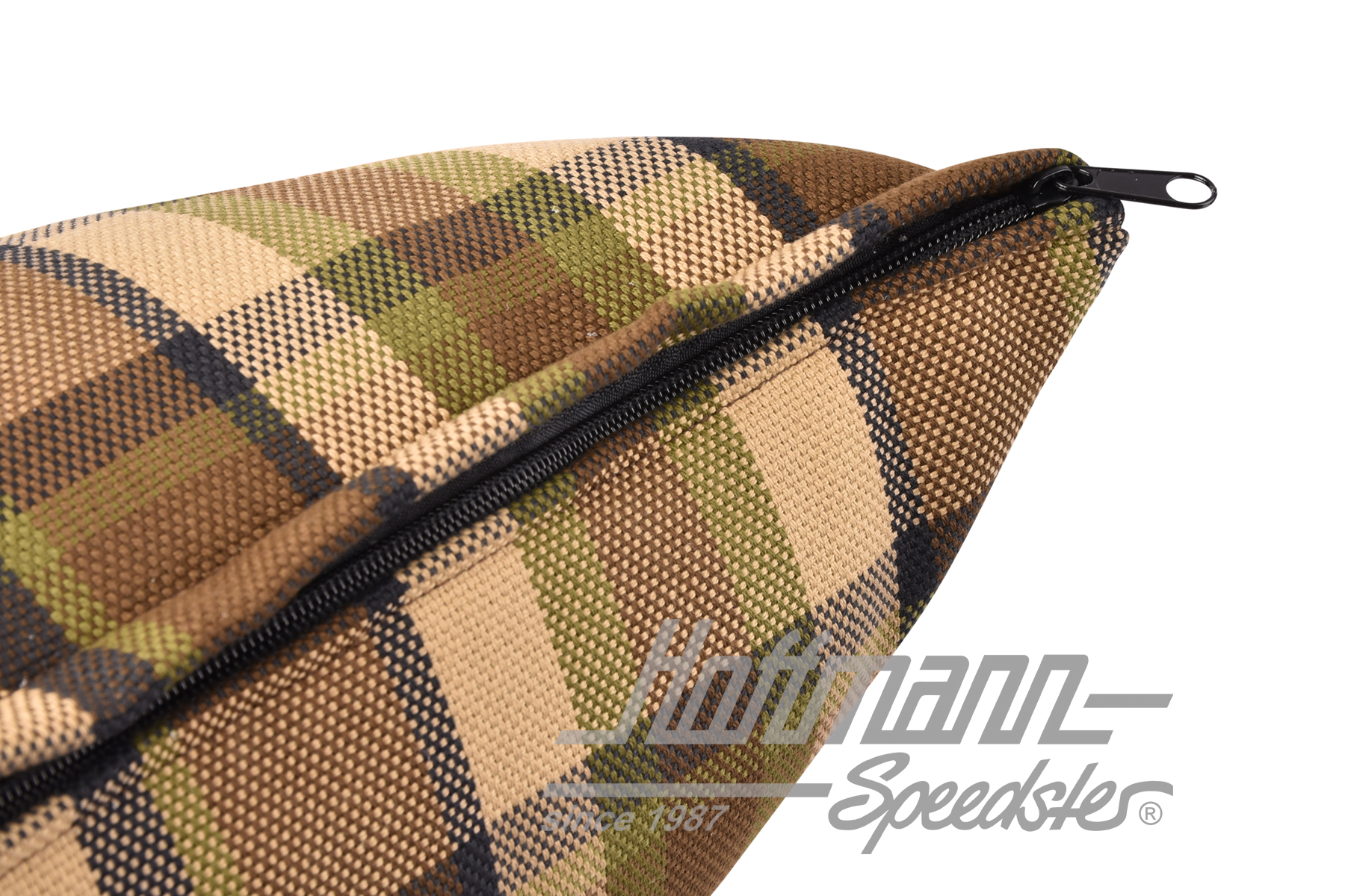 Kissen, Westfalia, braun/beige, 39x39cm