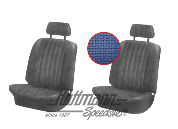 Sitzbezüge, Karmann, vorne, 68-71, blau