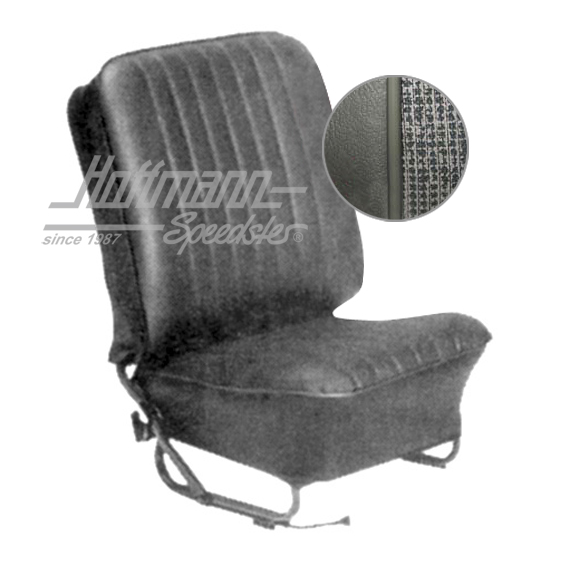 Sitzbezüge, Cabrio, 57-64, Meshmuster, grau