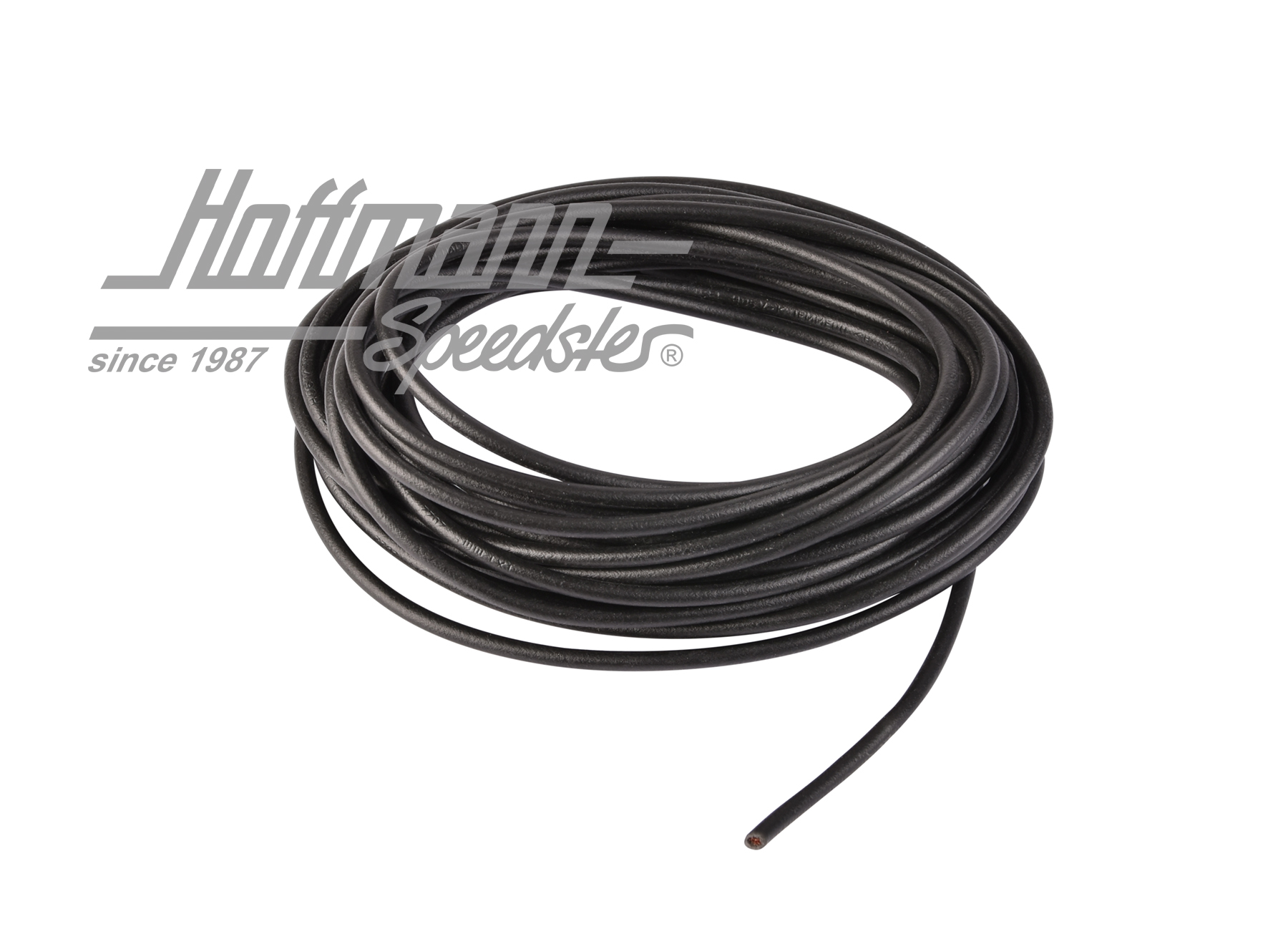 Elektrokabel, 1 mm², 5 lfm., schwarz Elektrokabel, 1 mm², 5 lfm., schwarz