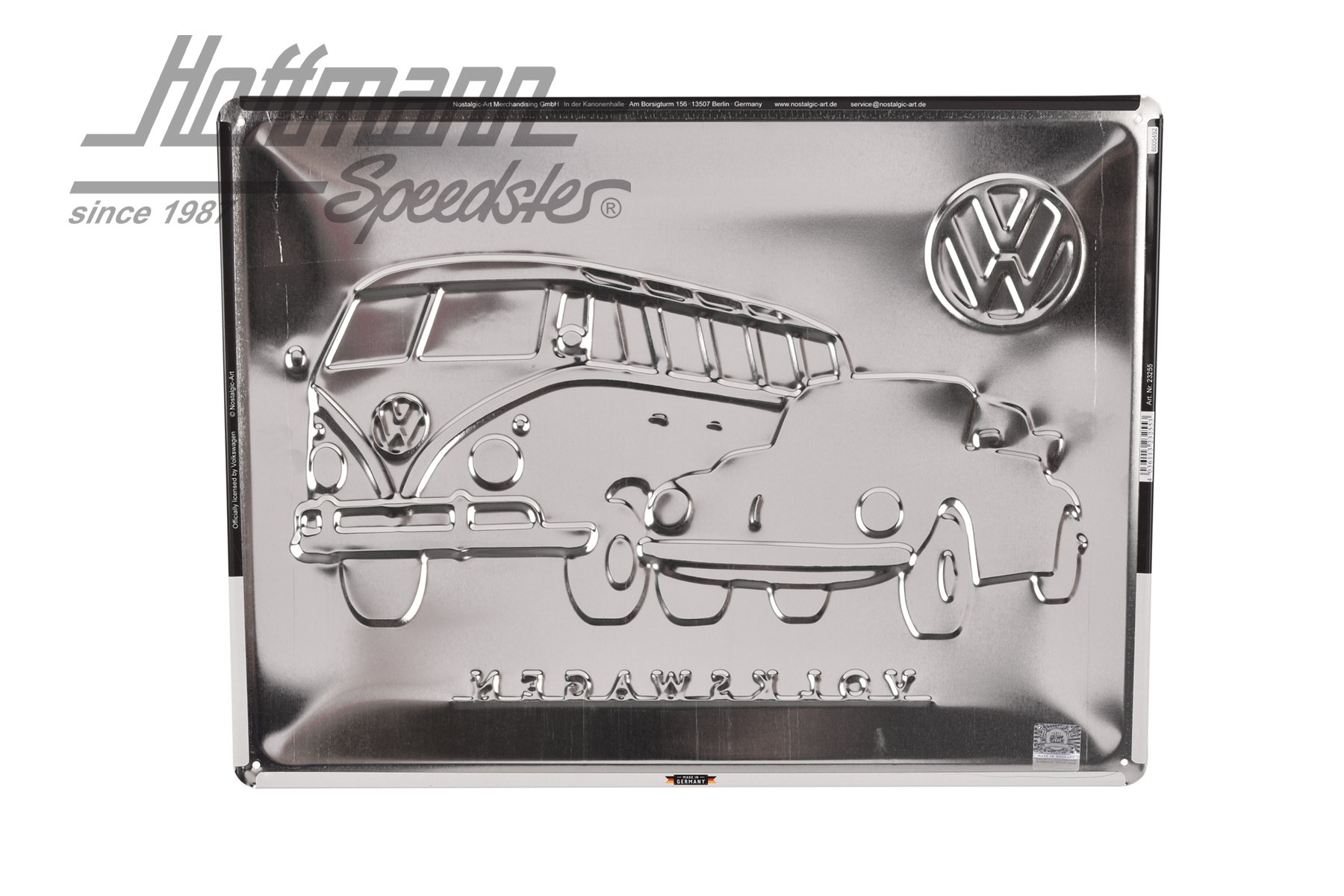 Blechschild, 300x400mm, VW MEET THE ....