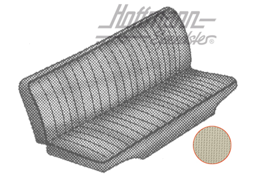 Sitzbezüge, Rückbank, 67-73, altweiß Sitzbezüge, Rückbank, 67-73, altweiß