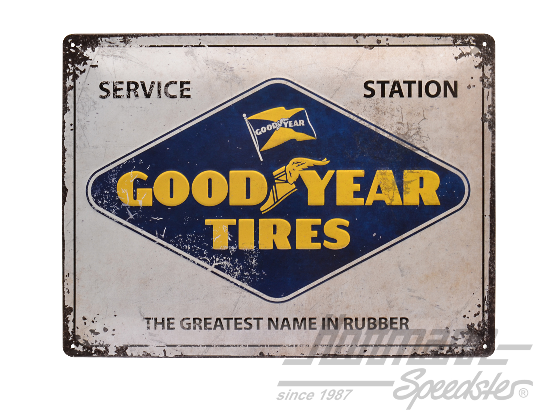 Blechschild, Goodyear Service