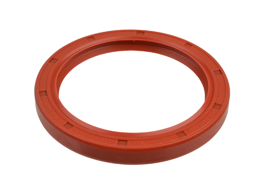 Wellendichtring "Silikon", rot, 8.60-