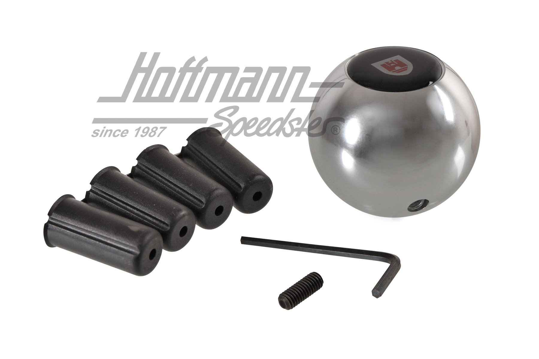 Schaltknauf, Kugel, mit WOB-Emblem Schaltknauf, Kugel, mit WOB-Emblem