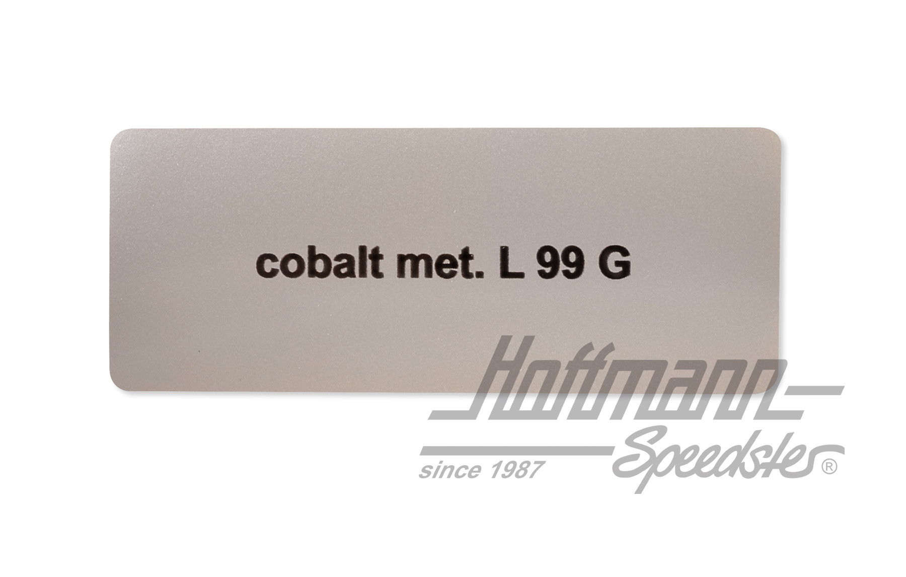 Aufkleber, Farbnummer L99G, cobalt me.