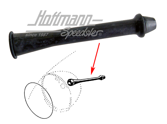 Kabelschlauch, Lampentopf/Seitenw.,64-67 Kabelschlauch, Lampentopf/Seitenw.,64-67