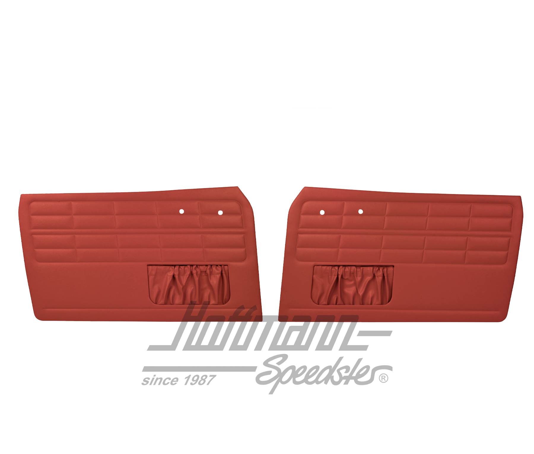 Türverkleidungen, Karmann, -7.63, rot Türverkleidungen, Karmann, -7.63, rot