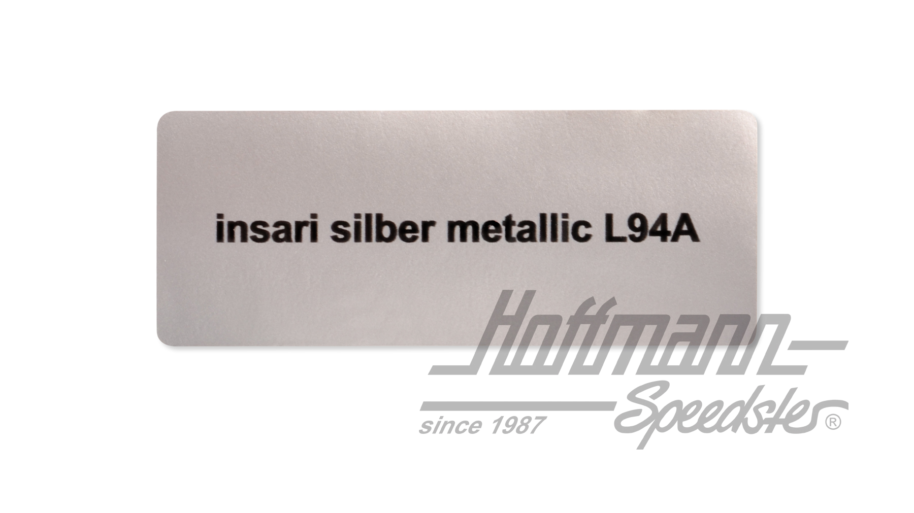 Aufkleber, Farbnummer L94A, inari silber Aufkleber, Farbnummer L94A, inari silber