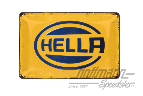 Blechschild, Hella Blechschild, Hella
