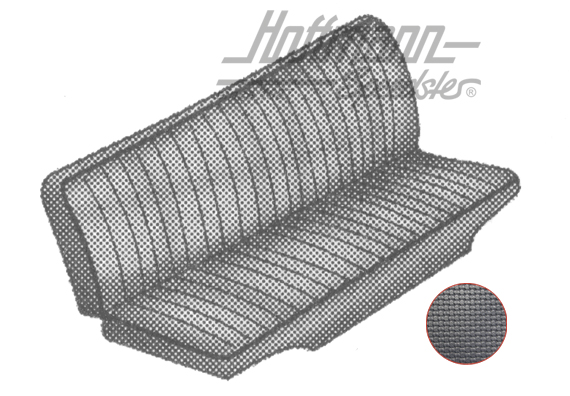 Sitzbezüge, Rückbank, 50-67, schwarz Sitzbezüge, Rückbank, 50-67, schwarz