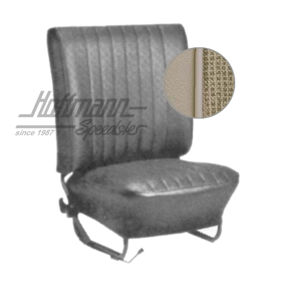 Sitzbezüge, Limousine, 64-67, Meshmuster, altweiß