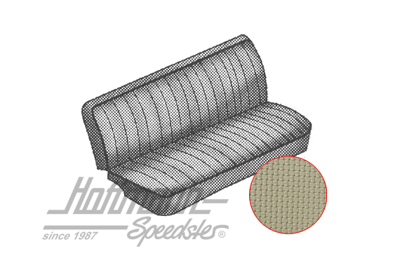 Sitzbezüge, Doka, hinten, 58-64, beige Sitzbezüge, Doka, hinten, 58-64, beige