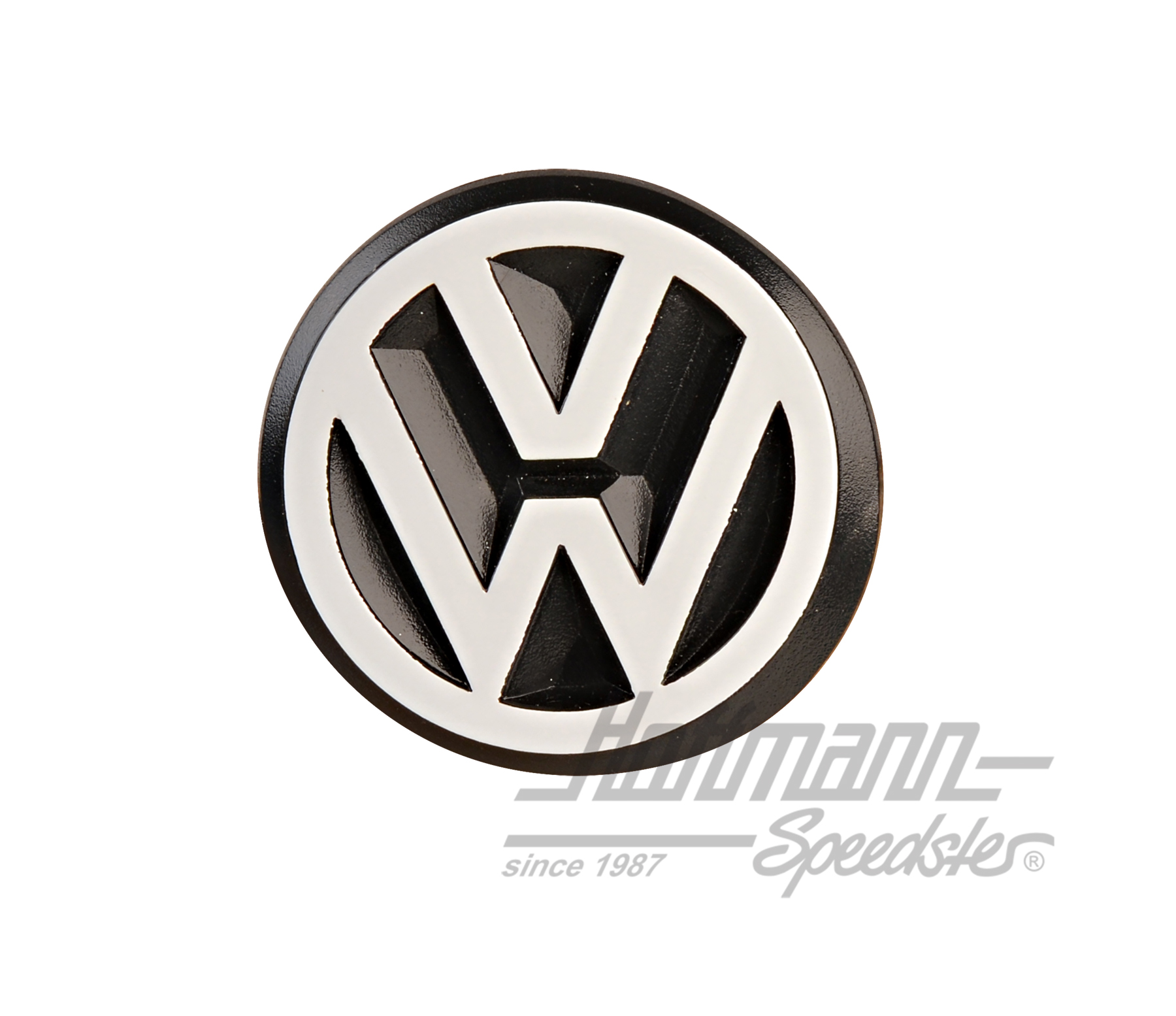 Emblem, hinten, klein, weiß Emblem, hinten, klein, weiß