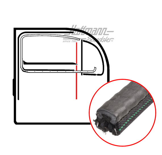 Führungsprofil, Drehfenster, 8.64- Führungsprofil, Drehfenster, 8.64-