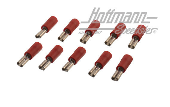 Flachsteckhülsen, 0.5-1.0mm, rot, 2.8mm