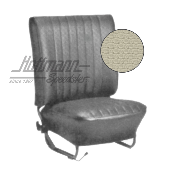 Sitzbezüge, Limousine, 67-72, Korbmuster, altweiß