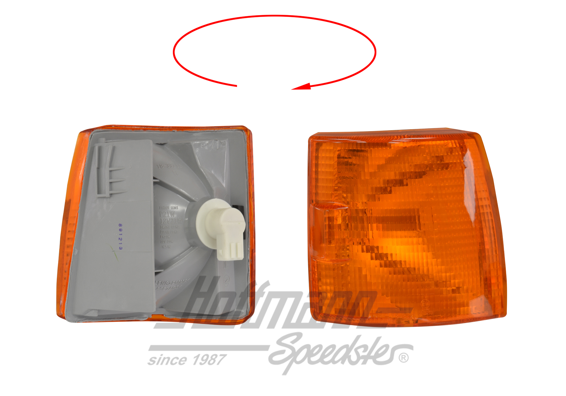 Blinker, vorne, orange, rechts (kurzer)