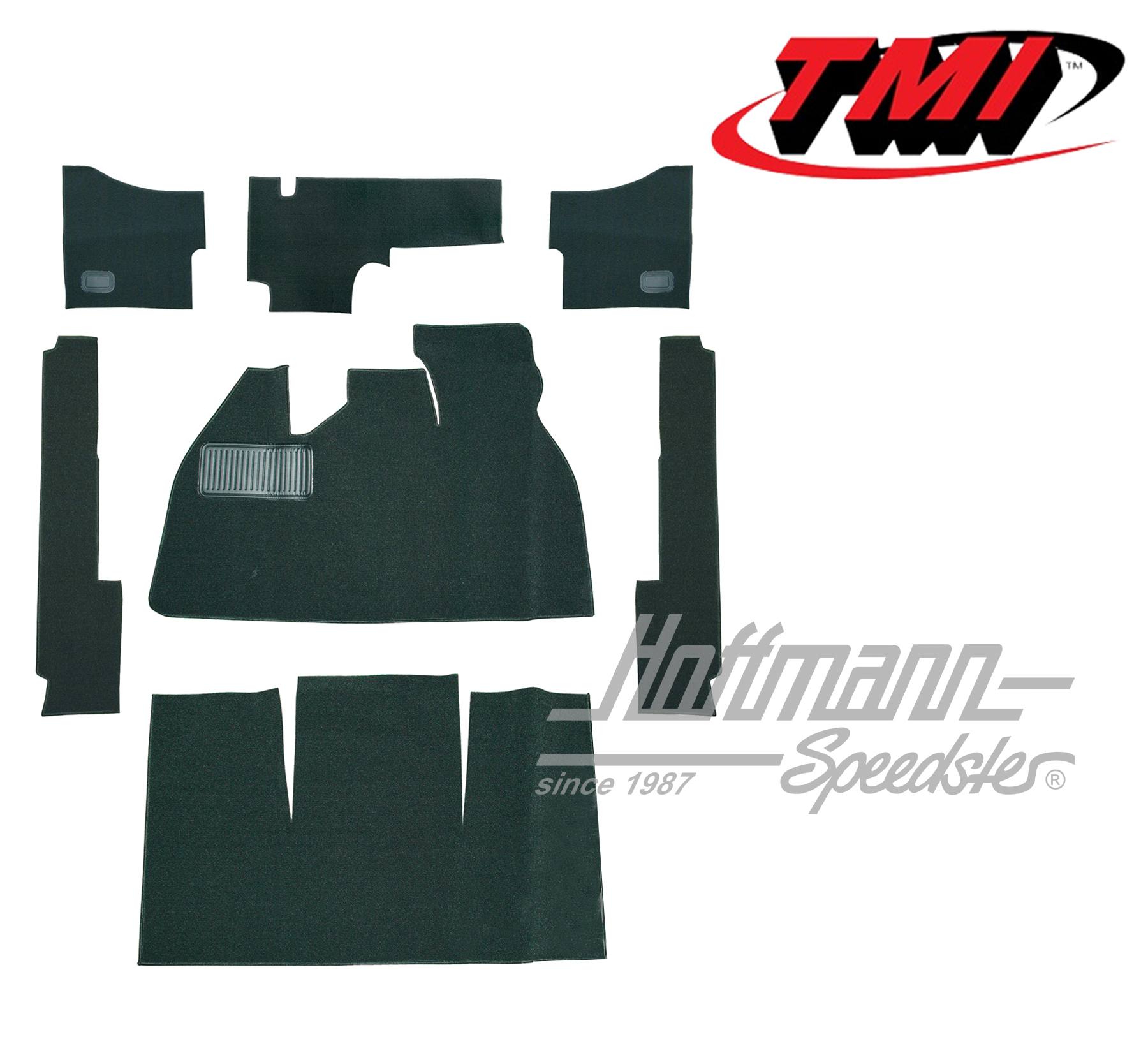 Teppichsatz, Limousine, schwarz, 8.57-7.68 Teppichsatz, Limousine, schwarz, 8.57-7.68