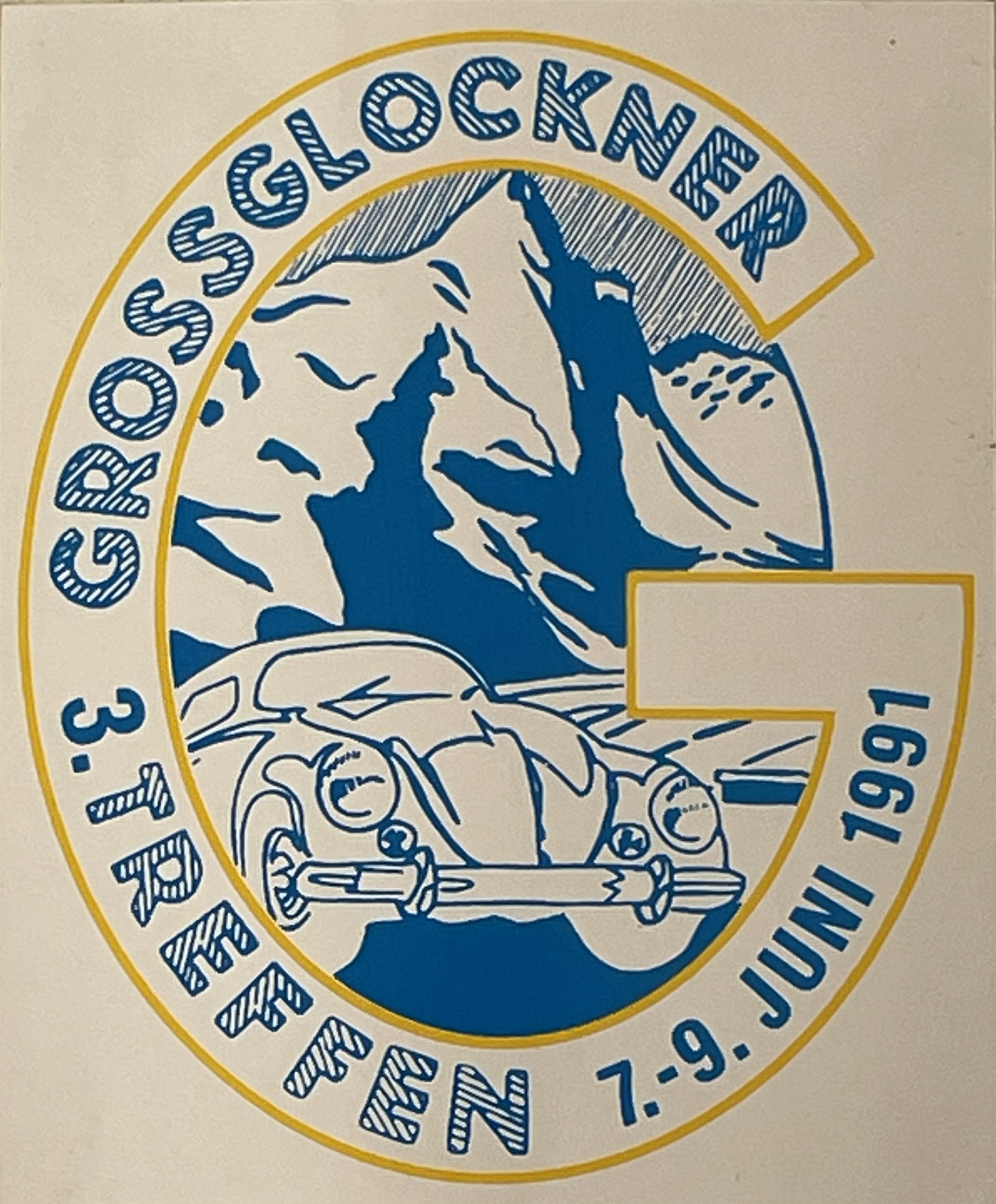 Aufkleber "Großglockner-Treffen 1991"