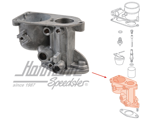 Vergaserunterteil, 26VFIS (nackt) Vergaserunterteil, 26VFIS (nackt)