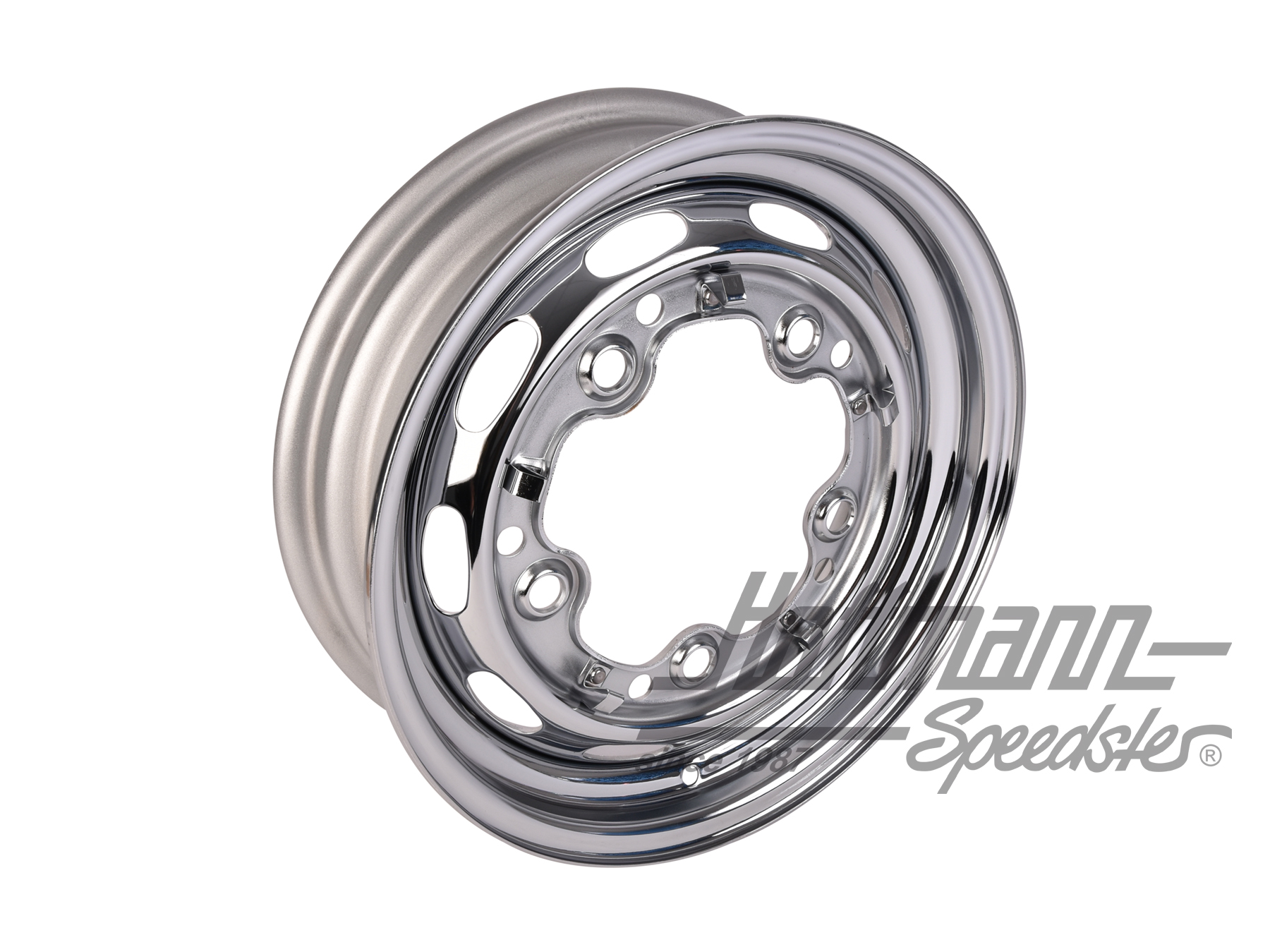 Chrom-Felge 356-Style, 4.5x15, ET25 Chrom-Felge 356-Style, 4.5x15, ET25