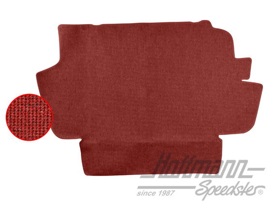 Teppich, Kofferraum, 59-67, Haargarn, rot