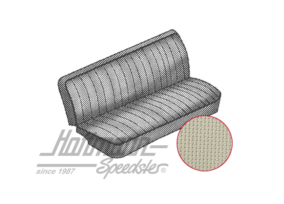 Sitzbezüge, Doka, hinten, 64-73, altweiß Sitzbezüge, Doka, hinten, 64-73, altweiß