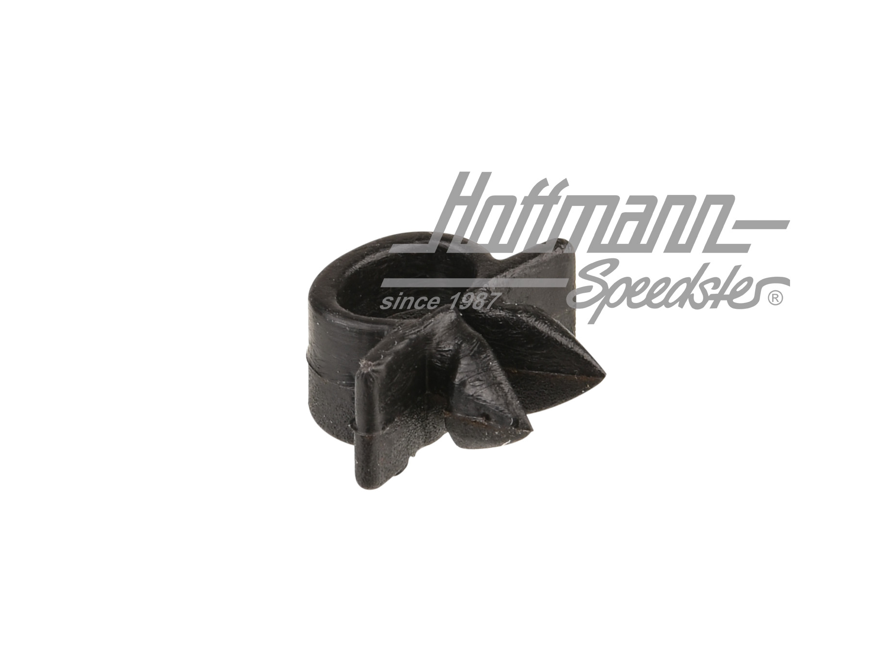 Halteclip, 5mm, Kabel/Schlauch, schwarz