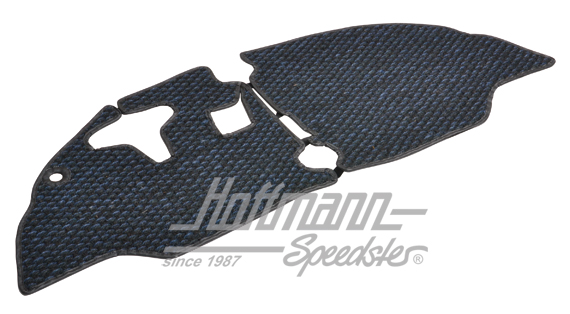 Fußmatte, Kokos, 55-59, blau/schwarz Fußmatte, Kokos, 55-59, blau/schwarz